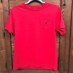 Polo | Ralph Lauren BOYS Red T Shirt Crew Neckline